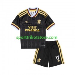 Aston Villa Kinderset Auswärts trikot 2026-2027 Kurzarm Alejandro Garnacho 17