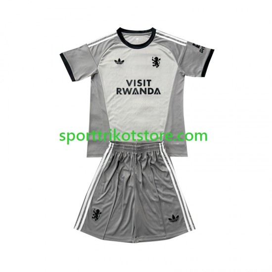 Aston Villa Kinderset Viertes trikot 2026-2027 Kurzarm Torwart