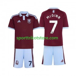 Aston Villa Kinderset Heim trikot 2026-2027 Kurzarm John McGinn 7