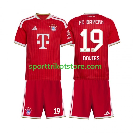 FC Bayern München Kinderset Heim trikot 2026-2027 Kurzarm Alphonso Davies 19