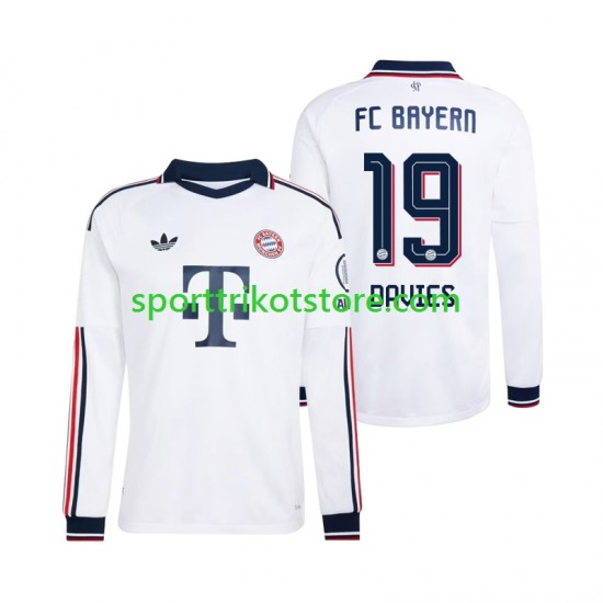 FC Bayern München Herren Auswärts trikot 2026-2027 Langarm Alphonso Davies 19