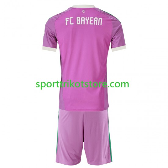 FC Bayern München Kinderset Ausweich trikot 2026-2027 Kurzarm Torwart