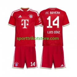 FC Bayern München Kinderset Heim trikot 2026-2027 Kurzarm Luis Diaz 14