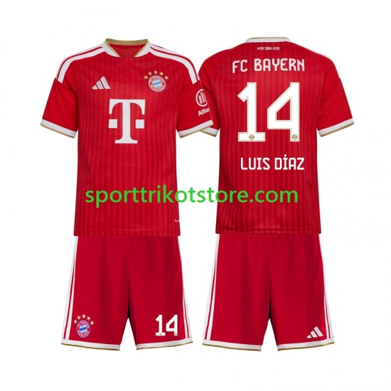 FC Bayern München Kinderset Heim trikot 2026-2027 Kurzarm Luis Diaz 14