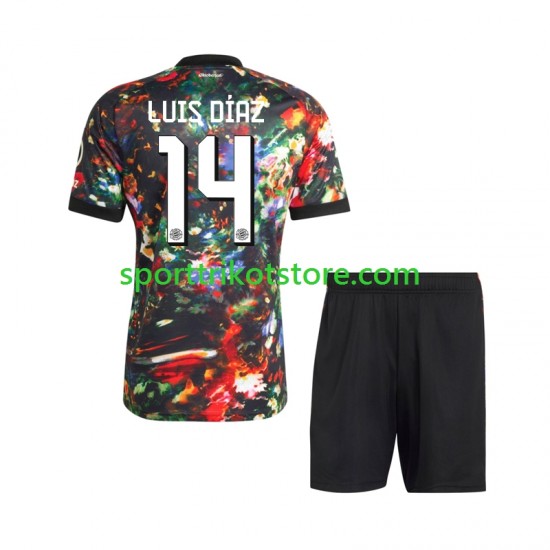 FC Bayern München Kinderset Heim trikot 2026-2027 Kurzarm Luis Diaz 14 Oktoberfest