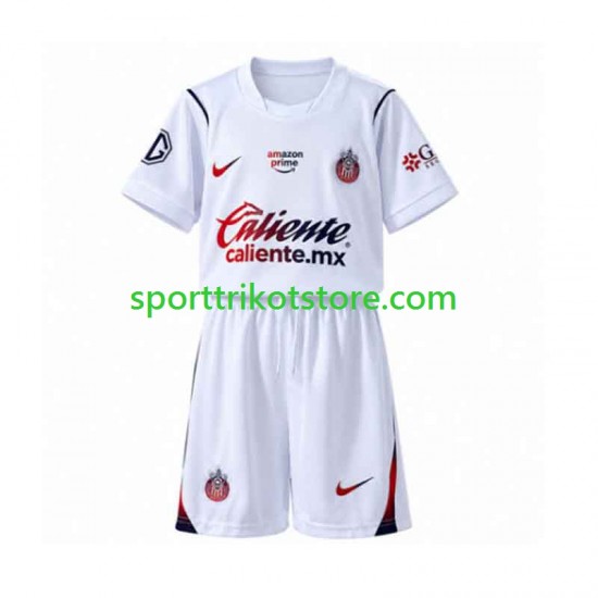 Deportivo Guadalajara Kinderset Auswärts trikot 2026-2027 Kurzarm