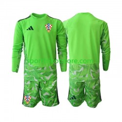 Kroatien Kinderset Heim trikot 2026-2027 Langarm Torwart