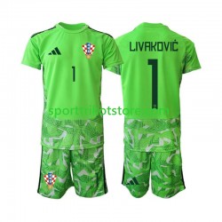 Kroatien Kinderset Heim trikot 2026-2027 Kurzarm Torwart Dominik Livakovic 25