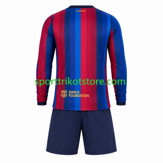 FC Barcelona Kinderset Heim trikot 2026-2027 Langarm