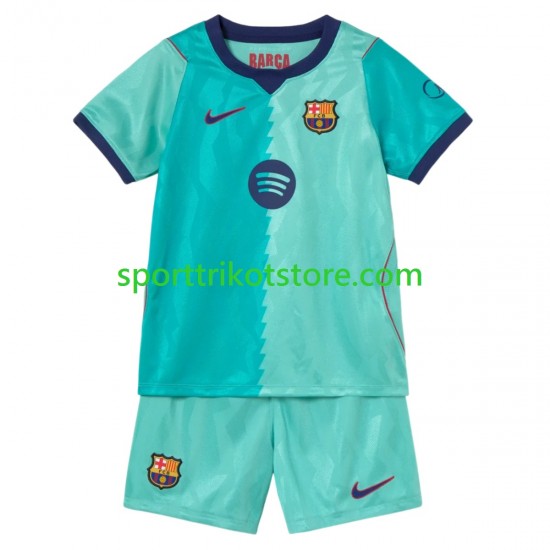 FC Barcelona Kinderset Ausweich trikot 2026-2027 Kurzarm