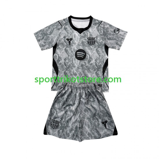 FC Barcelona Kinderset Auswärts trikot 2026-2027 Kurzarm Torwart