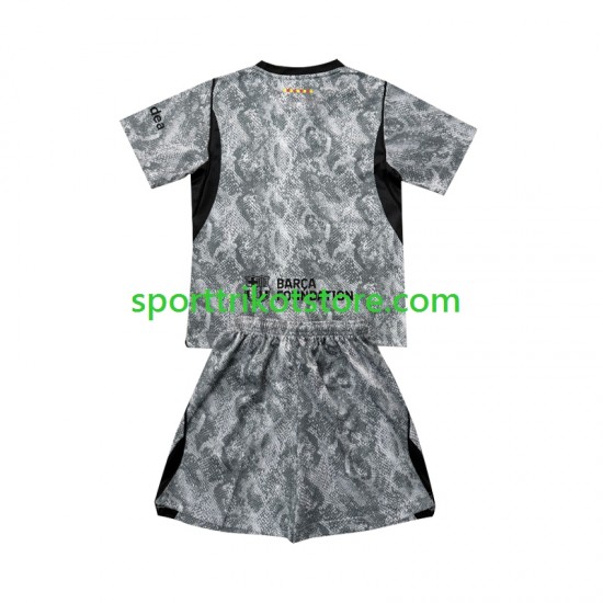 FC Barcelona Kinderset Auswärts trikot 2026-2027 Kurzarm Torwart