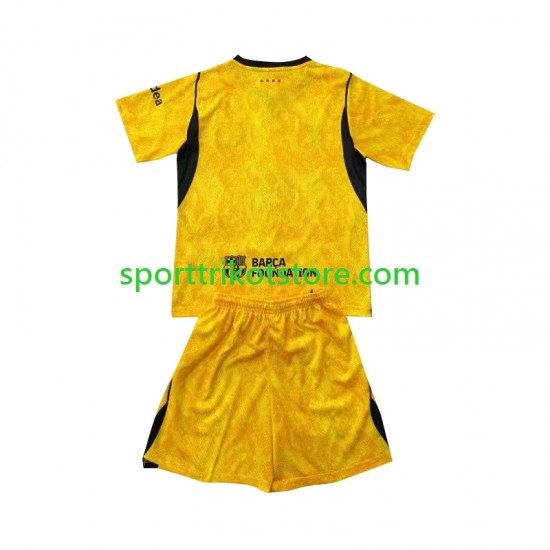 FC Barcelona Kinderset Viertes trikot 2026-2027 Kurzarm Torwart