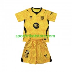 FC Barcelona Kinderset Viertes trikot 2026-2027 Kurzarm Torwart Dominik Livakovic 25