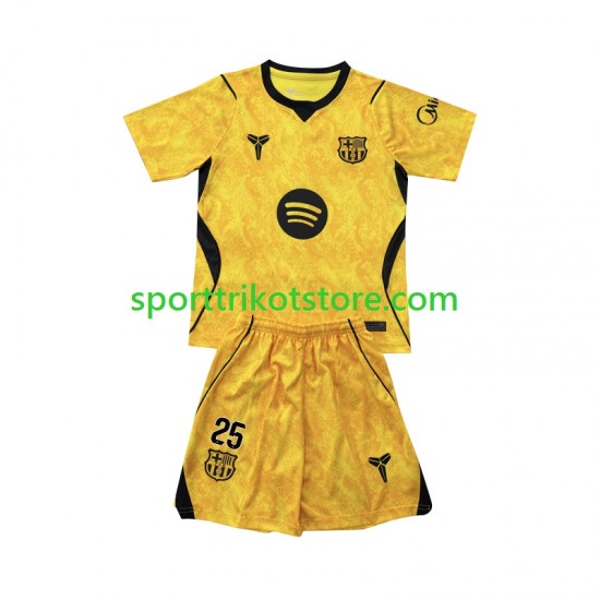 FC Barcelona Kinderset Viertes trikot 2026-2027 Kurzarm Torwart Dominik Livakovic 25