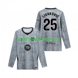 FC Barcelona Herren Auswärts trikot 2026-2027 Langarm Torwart Dominik Livakovic 25