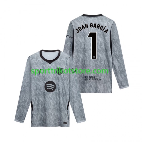 FC Barcelona Herren Auswärts trikot 2026-2027 Langarm Torwart Joan Garcia 1