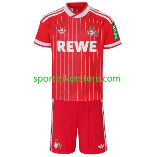 FC Köln Kinderset Ausweich trikot 2026-2027 Kurzarm