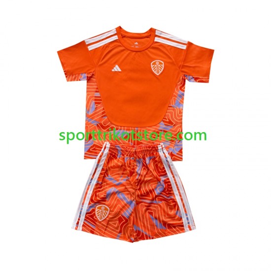 Leeds United Kinderset Viertes trikot 2026-2027 Kurzarm Torwart