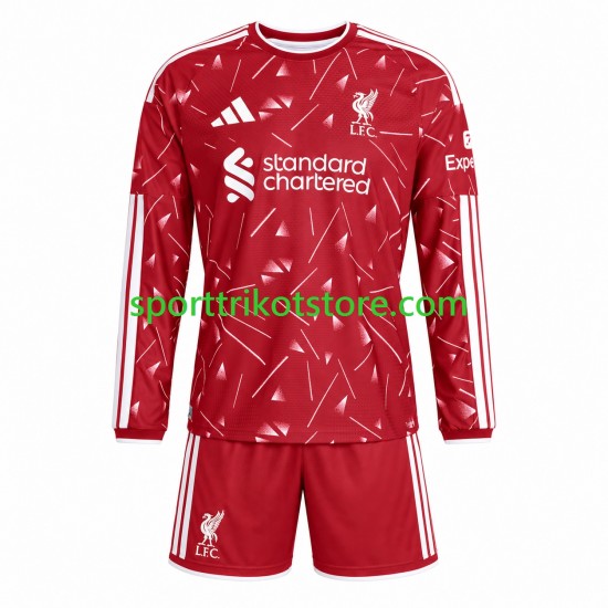 Liverpool Kinderset Heim trikot 2026-2027 Langarm