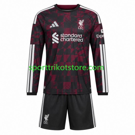Liverpool Kinderset Ausweich trikot 2026-2027 Langarm