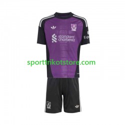 Liverpool Kinderset Auswärts trikot 2026-2027 Kurzarm Torwart