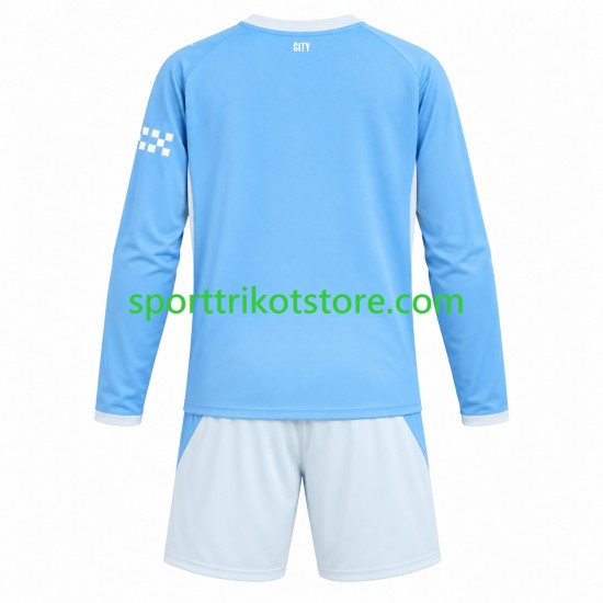 Manchester City Kinderset Heim trikot 2026-2027 Langarm