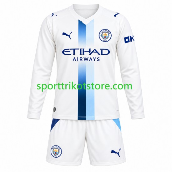 Manchester City Kinderset Ausweich trikot 2026-2027 Langarm