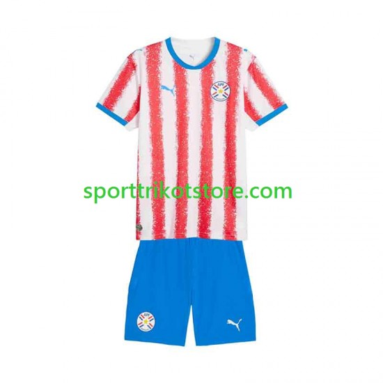 Kinderset Heim trikot 2026 Kurzarm Paraguay