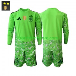 Spanien Kinderset Ausweich trikot 2026-2027 Langarm Torwart