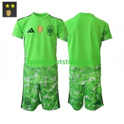 Spanien Kinderset Ausweich trikot 2026-2027 Kurzarm Torwart