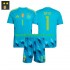 Spanien Kinderset Heim trikot 2026-2027 Kurzarm Torwart David Raya 1