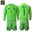 Spanien Kinderset Ausweich trikot 2026-2027 Langarm Torwart David Raya 1