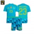 Spanien Kinderset Heim trikot 2026-2027 Kurzarm Torwart Unai Simon 23