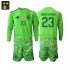 Spanien Kinderset Ausweich trikot 2026-2027 Langarm Torwart Unai Simon 23