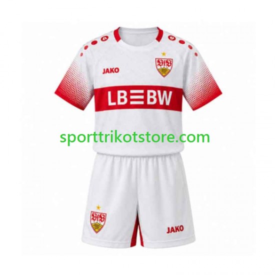 VfB Stuttgart Kinderset Auswärts trikot 2026-2027 Kurzarm