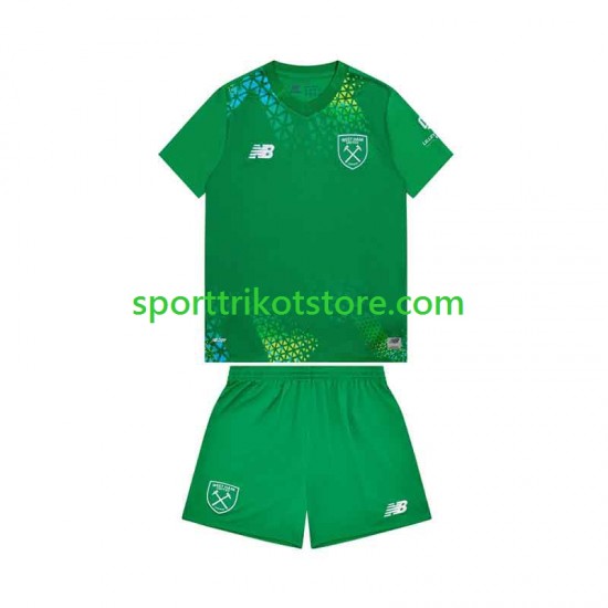 West Ham United Kinderset Heim trikot 2026-2027 Kurzarm Torwart