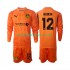 FK Bodø/Glimt  Kinderset Auswärts trikot 2025 Langarm Torwart Nikita Haikin 12