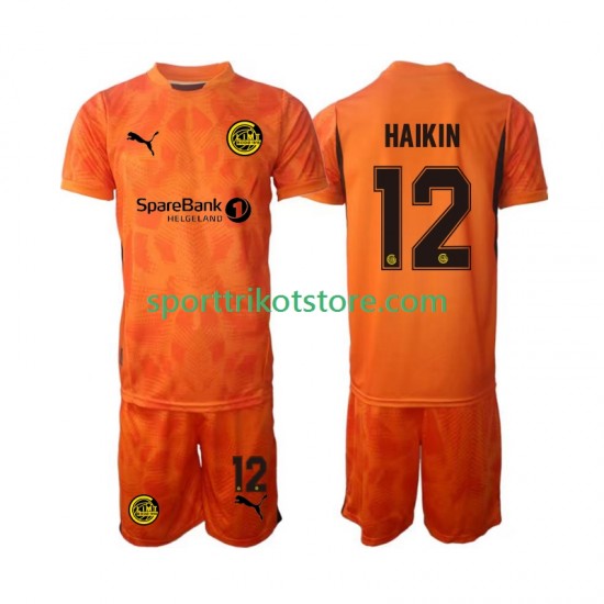 FK Bodø/Glimt  Kinderset Auswärts trikot 2025 Kurzarm Torwart Nikita Haikin 12
