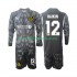 FK Bodø/Glimt  Kinderset Heim trikot 2025 Langarm Torwart Nikita Haikin 12