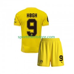 FK Bodø/Glimt Kinderset Heim trikot 2025 Kurzarm Kasper Hogh 9