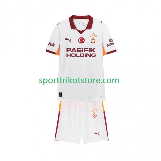Galatasaray Kinderset Auswärts trikot 2025-2026 Kurzarm