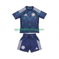 Leicester City Kinderset Auswärts trikot 2025-2026 Kurzarm
