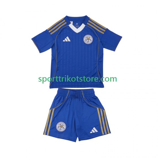Leicester City Kinderset Heim trikot 2025-2026 Kurzarm