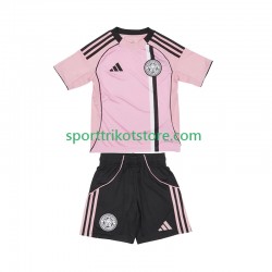 Leicester City Kinderset Ausweich trikot 2025-2026 Kurzarm
