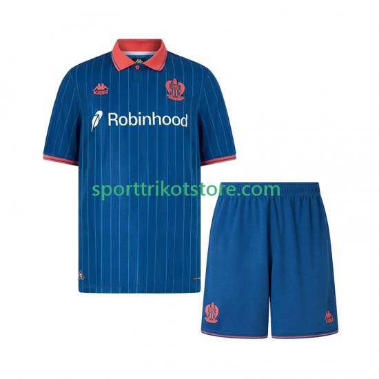 OGC Nizza Kinderset Ausweich trikot 2025-2026 Kurzarm