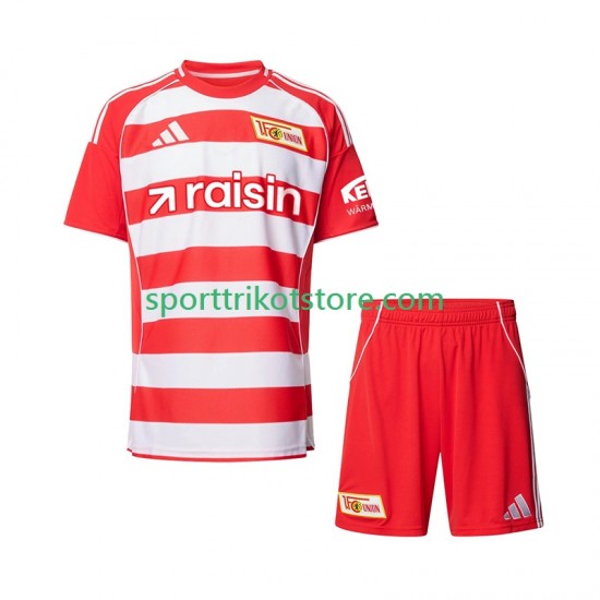 Union Berlin Kinderset Heim trikot 2025-2026 Kurzarm