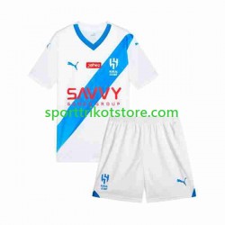 Kinderset Auswärts trikot 2023-2024 Kurzarm Al-Hilal