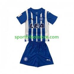 Kinderset Heim trikot 2023-2024 Kurzarm Deportivo Alaves 
