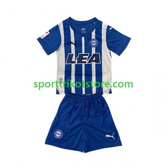 Kinderset Heim trikot 2023-2024 Kurzarm Deportivo Alaves Kinderset Heim trikot 2023-2024 Kurzarm Deportivo Alaves